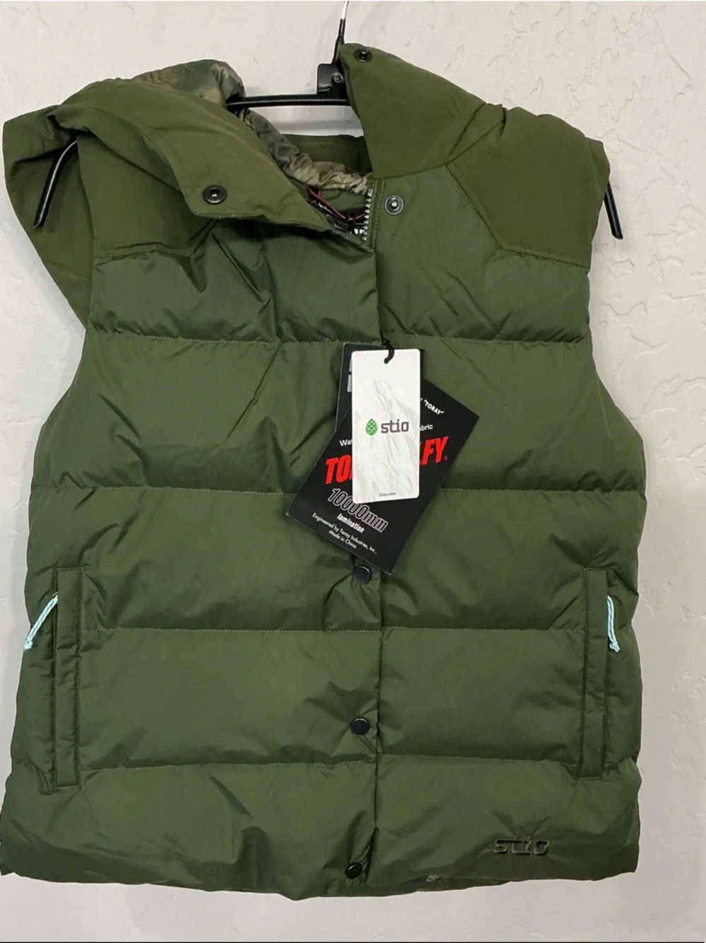 Stio Turnbolt down vest, NWT, S, Pine Forest green - Picture 2 of 13